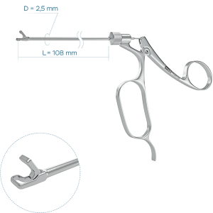Выкусыватель боковой правый (Ø трубки 2.5 мм)